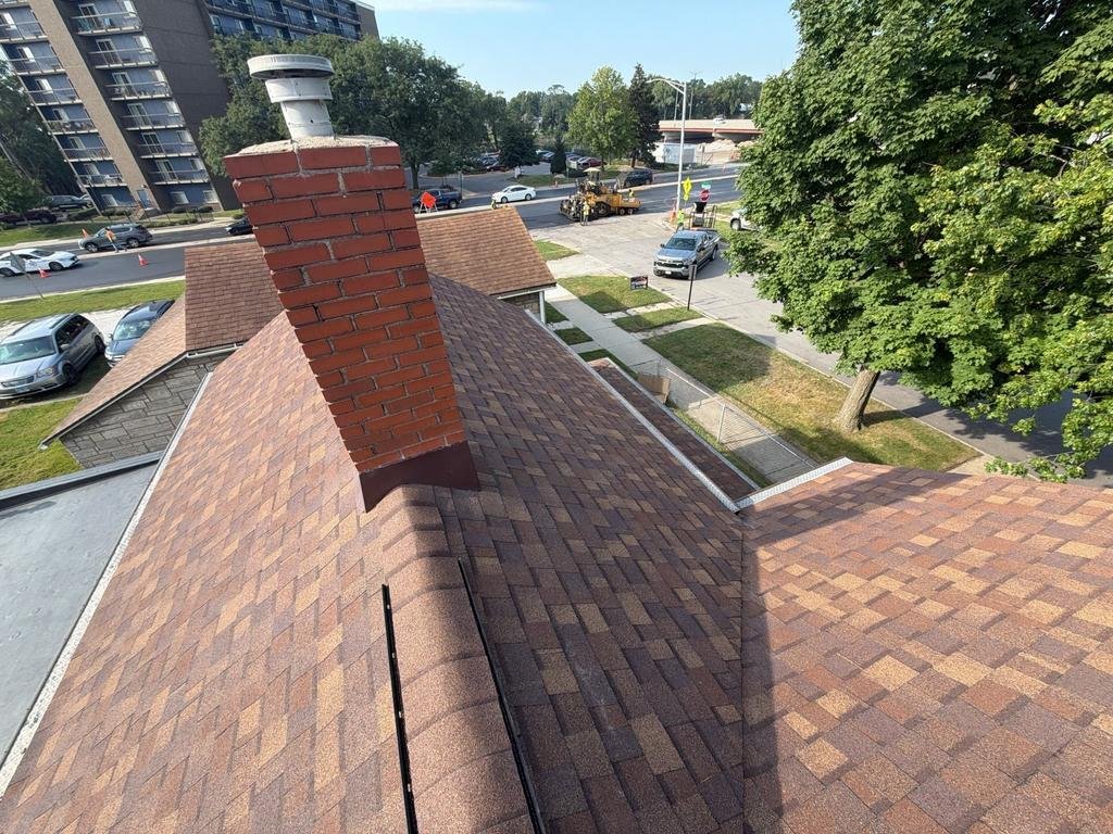 Kankakee, IL Hail Damage Shingle and Flat Roof Replacement After