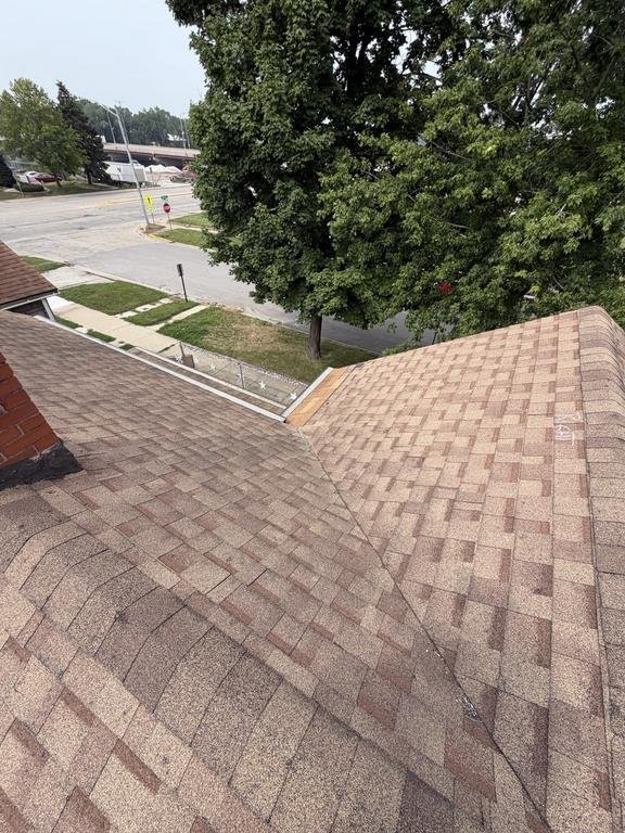 Kankakee, IL Hail Damage Shingle and Flat Roof Replacement Before
