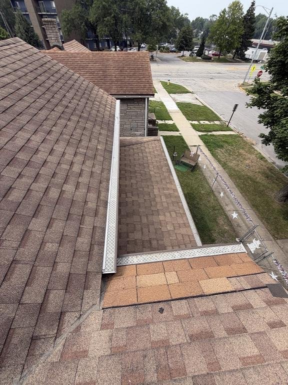 Kankakee, IL Hail Damage Shingle and Flat Roof Replacement Before